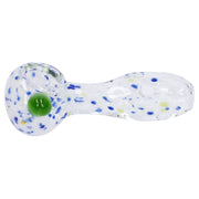 Frit Glass with Square Mouth Pipe - 3.5 in