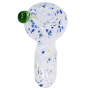 Frit Glass with Square Mouth Pipe - 3.5 in