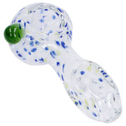 Frit Glass with Square Mouth Pipe - 3.5 in