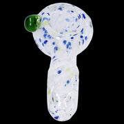 Frit Glass with Square Mouth Pipe - 3.5 in