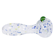 Frit Glass with Square Mouth Pipe - 3.5 in