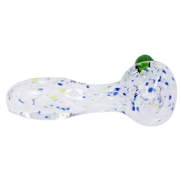 Frit Glass with Square Mouth Pipe - 3.5 in