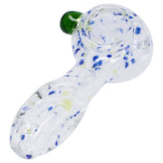 Frit Glass with Square Mouth Pipe - 3.5 in