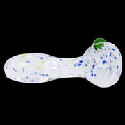 Frit Glass with Square Mouth Pipe - 3.5 in