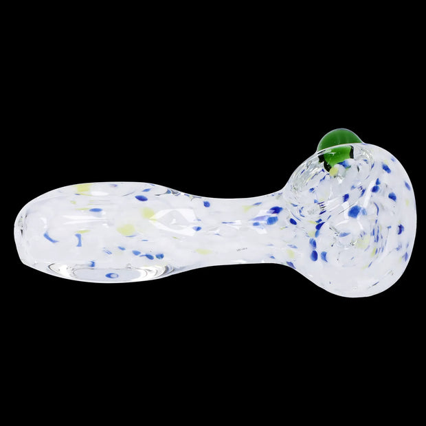 Frit Glass with Square Mouth Pipe - 3.5 in
