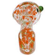 Frit Glass with Square Mouth Pipe - 3.5 in