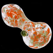 Frit Glass with Square Mouth Pipe - 3.5 in