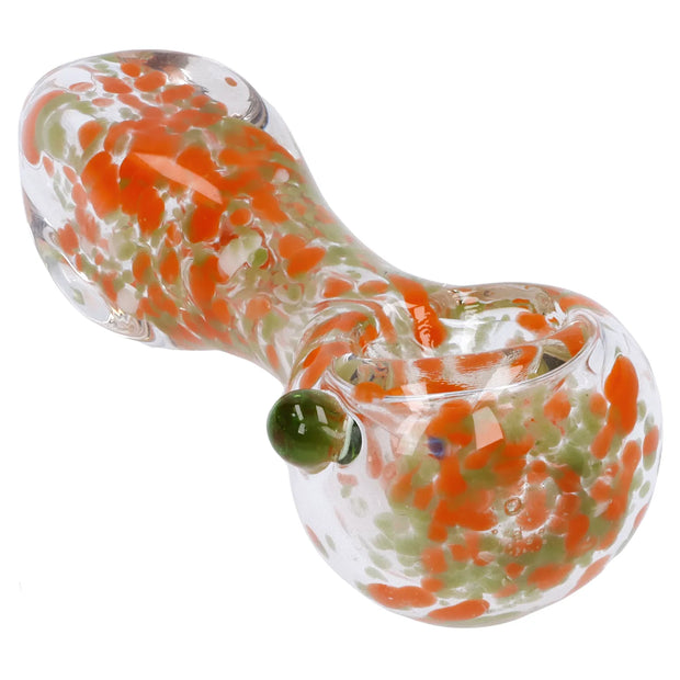 Frit Glass with Square Mouth Pipe - 3.5 in