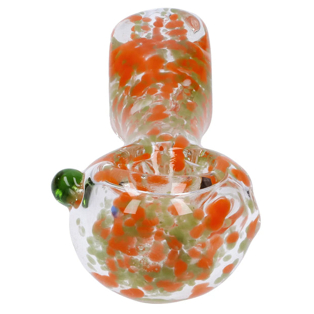 Frit Glass with Square Mouth Pipe - 3.5 in