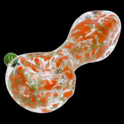 Frit Glass with Square Mouth Pipe - 3.5 in