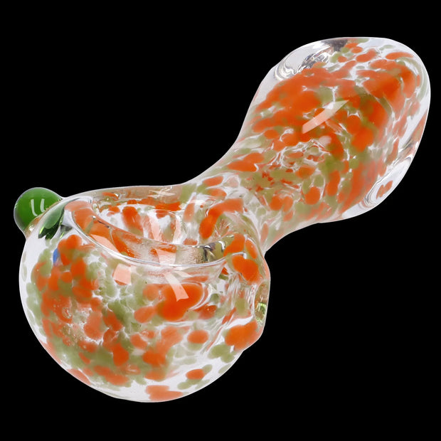 Frit Glass with Square Mouth Pipe - 3.5 in