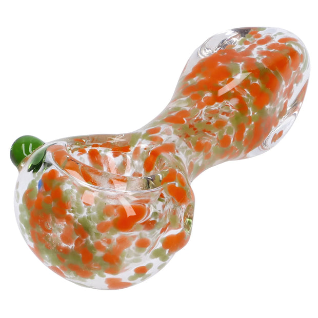 Frit Glass with Square Mouth Pipe - 3.5 in