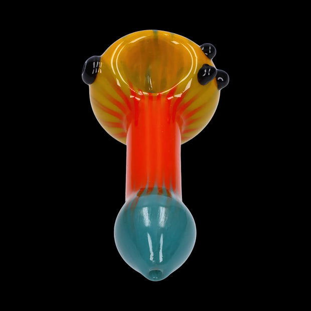 Colorful Reversal Art Spoon Pipe - 4.5 in