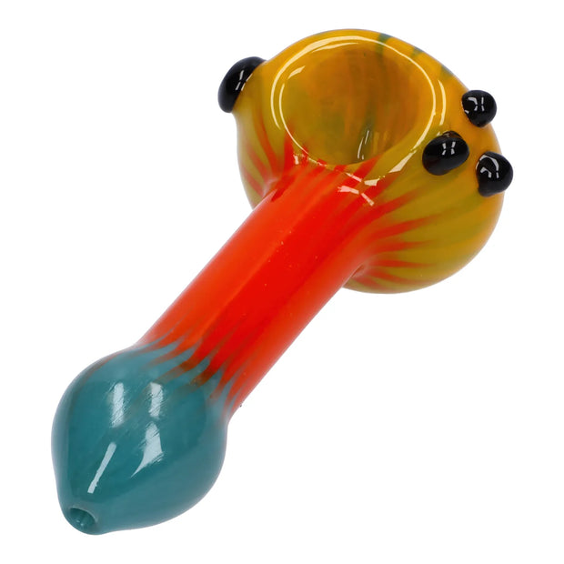 Colorful Reversal Art Spoon Pipe - 4.5 in