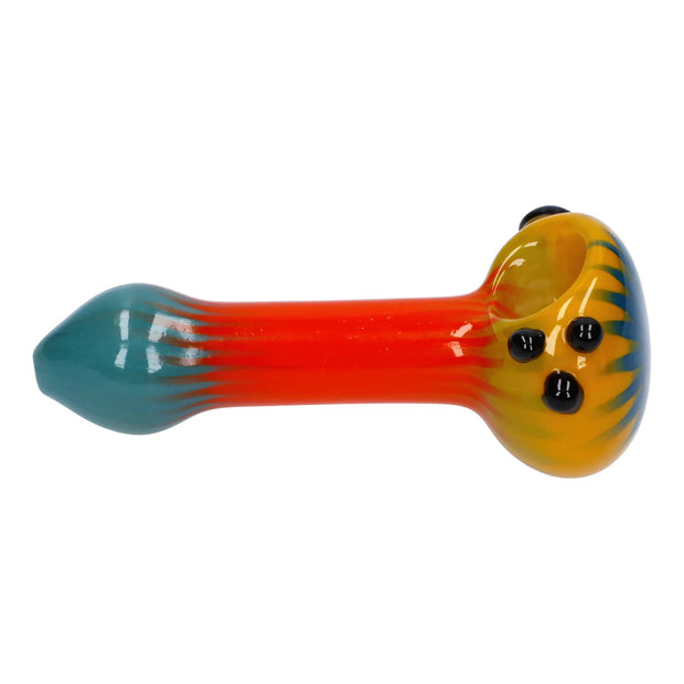 Colorful Reversal Art Spoon Pipe - 4.5 in