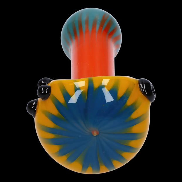 Colorful Reversal Art Spoon Pipe - 4.5 in