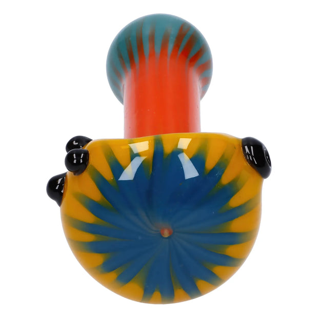 Colorful Reversal Art Spoon Pipe - 4.5 in