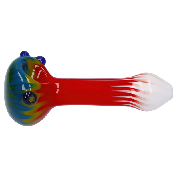 Colorful Reversal Art Spoon Pipe - 4.5 in