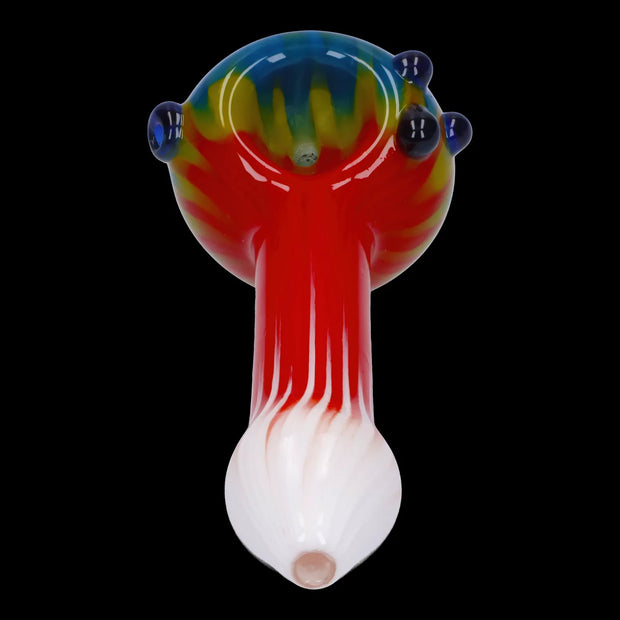 Colorful Reversal Art Spoon Pipe - 4.5 in