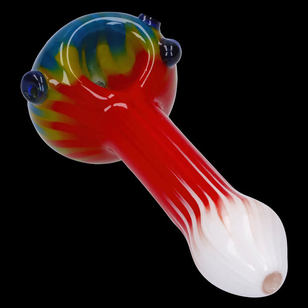 Colorful Reversal Art Spoon Pipe - 4.5 in
