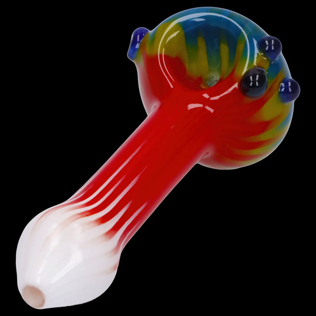 Colorful Reversal Art Spoon Pipe - 4.5 in
