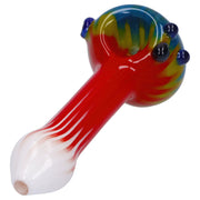Colorful Reversal Art Spoon Pipe - 4.5 in