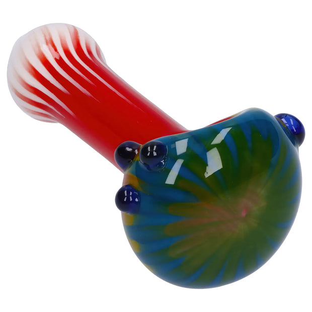 Colorful Reversal Art Spoon Pipe - 4.5 in