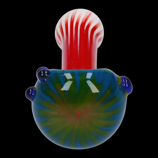 Colorful Reversal Art Spoon Pipe - 4.5 in