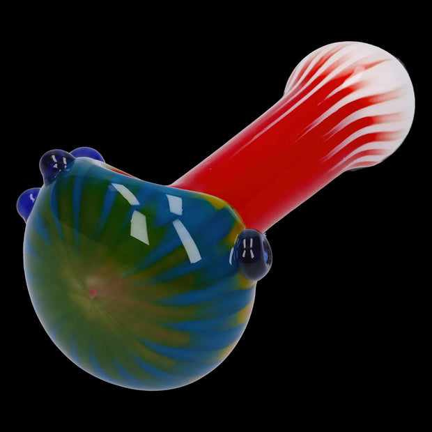 Colorful Reversal Art Spoon Pipe - 4.5 in