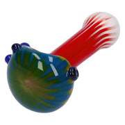 Colorful Reversal Art Spoon Pipe - 4.5 in