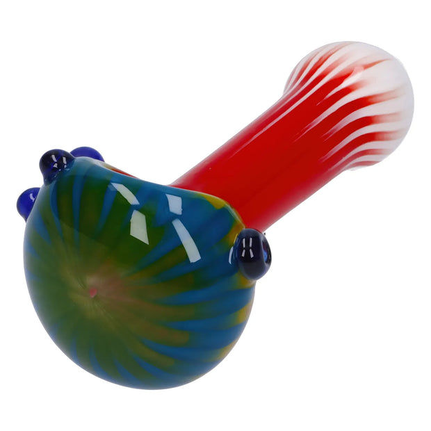 Colorful Reversal Art Spoon Pipe - 4.5 in