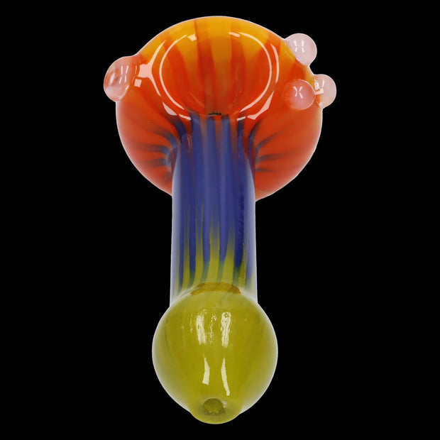 Colorful Reversal Art Spoon Pipe - 4.5 in