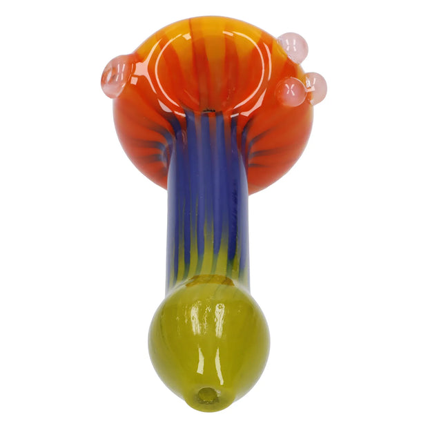 Colorful Reversal Art Spoon Pipe - 4.5 in