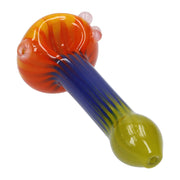 Colorful Reversal Art Spoon Pipe - 4.5 in
