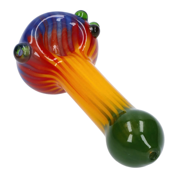 Colorful Reversal Art Spoon Pipe - 4.5 in