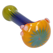 Colorful Reversal Art Spoon Pipe - 4.5 in