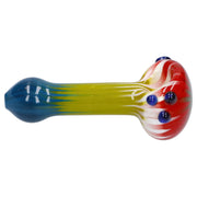 Colorful Reversal Art Spoon Pipe - 4.5 in