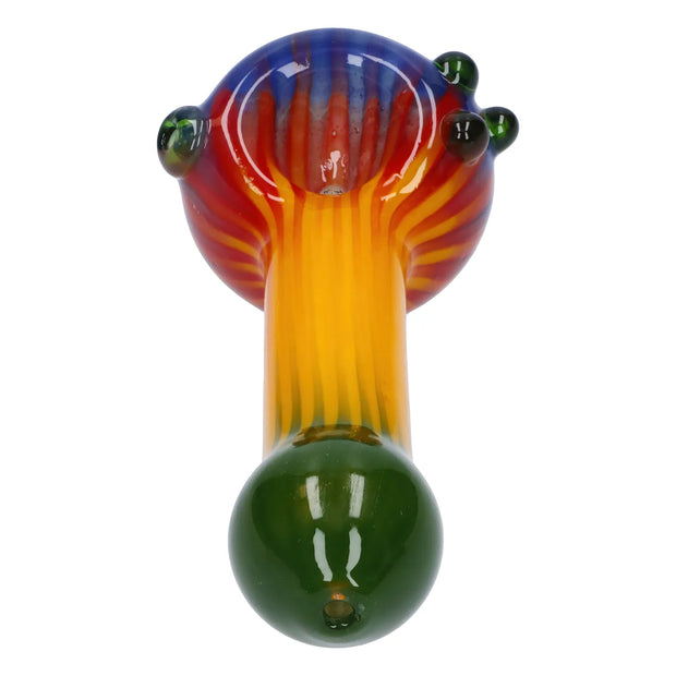 Colorful Reversal Art Spoon Pipe - 4.5 in