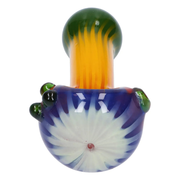 Colorful Reversal Art Spoon Pipe - 4.5 in