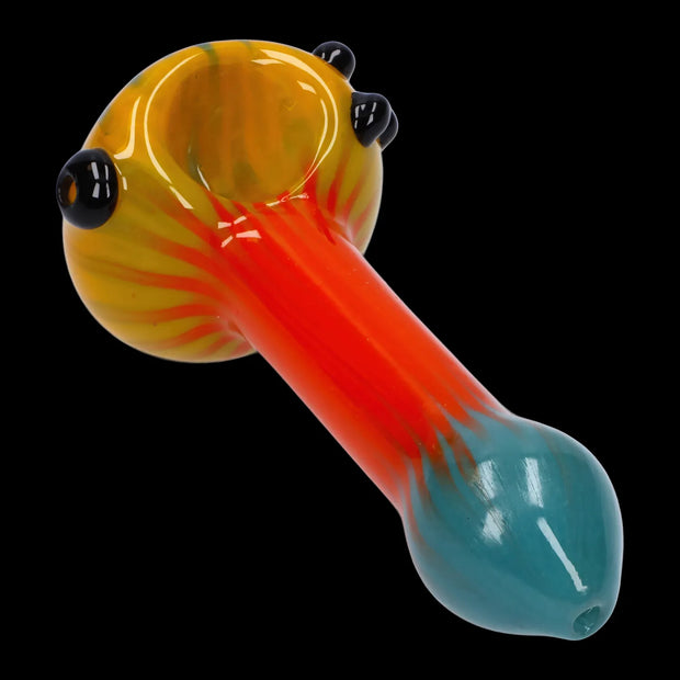 Colorful Reversal Art Spoon Pipe - 4.5 in