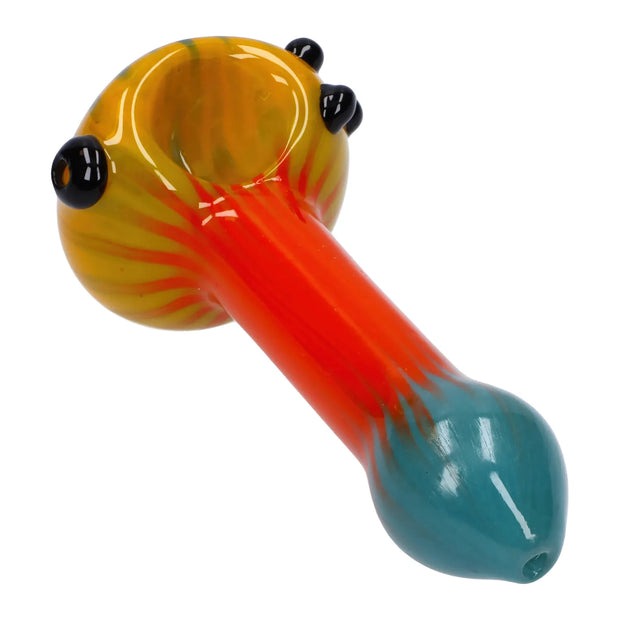 Colorful Reversal Art Spoon Pipe - 4.5 in