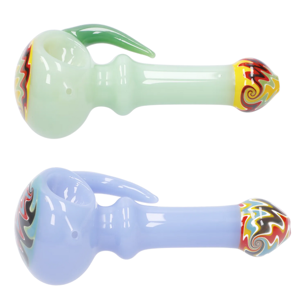 Slime Tube Horn Reversal Art Spoon Pipe - 45 in