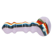Slime Rasta Rainbow Spoon Pipe - 4.5 in