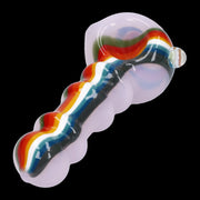 Slime Rasta Rainbow Spoon Pipe - 4.5 in