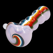 Slime Rasta Rainbow Spoon Pipe - 4.5 in