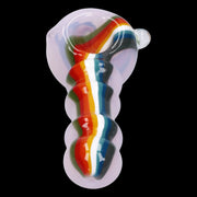 Slime Rasta Rainbow Spoon Pipe - 4.5 in