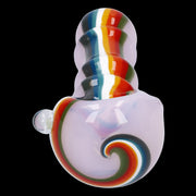 Slime Rasta Rainbow Spoon Pipe - 4.5 in