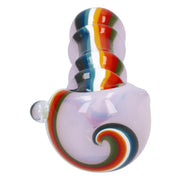 Slime Rasta Rainbow Spoon Pipe - 4.5 in