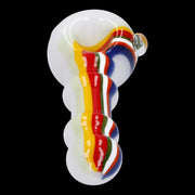 Slime Rasta Rainbow Spoon Pipe - 4.5 in