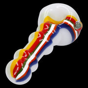 Slime Rasta Rainbow Spoon Pipe - 4.5 in